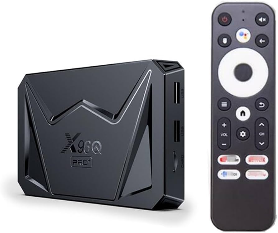 CHROX Android 14.0 TV Box, X96Q PRO+ Smart TV Box H728 Quad-Core