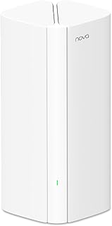 Tenda AX3000 Mesh WiFi 6 System Nova MX12-2800 sq.ft WiFi Coverage - Whole Home WiFi Mesh System - 1.7 GHz Quad-Core CPU - Dual-Band Mesh Network for 160+ Devices - 3 Gigabit Ports per Unit - 1-Pack