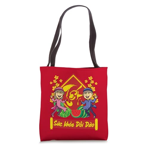 Suc Khoe Doi Dao | Meaningful Vietnamese New Year 2026 Tote Bag