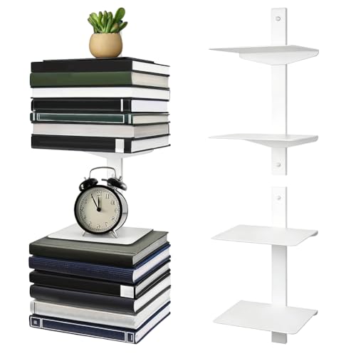 Zinueen Juego de 2 estanterías flotantes