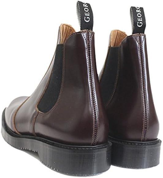 Amazon | [ジョージ コックス] 7826 CHELSEA サイドゴアブーツ D/BROWN