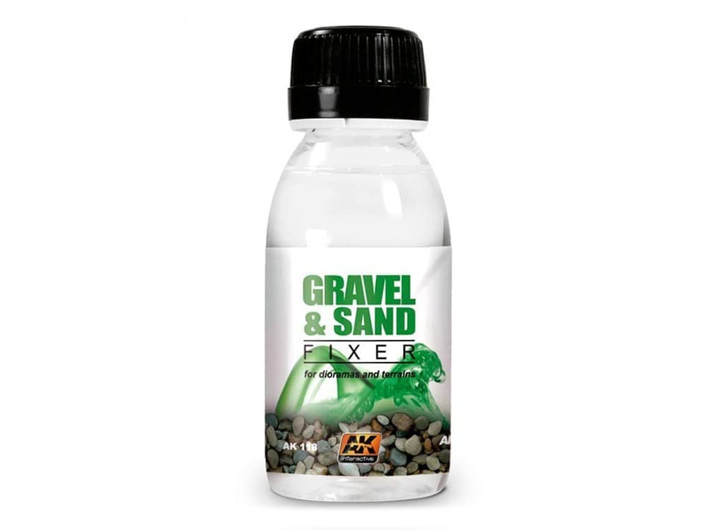 Ak Interactive White 118 Gravel & Sand Fixer Adhesive Glue
