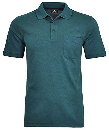 Preisvergleich Produktbild Ragman Herren Kurzarm Softknit Poloshirt L, Dunkelgrün-357