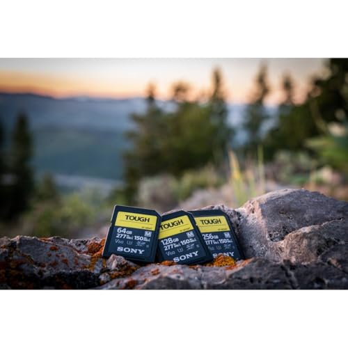 Sony TOUGH-M series SDXC UHS-II Card 128GB, V60, CL10, U3, Max R277MB/S, W150MB/S (SF-M128T/T1)