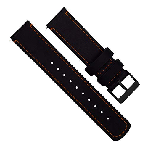Image of BARTON WATCH BANDS - Top Grain Leather Watch Bands Compatible with Apple Watch Models - 1, 2, 3, 4, 5, 6, 7, 8, 9, 10, SE, Ultra & Ultra 2