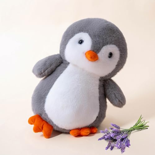 Microwavable Lavender Penguin Plush Toy