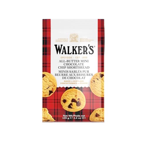 Walkers Mini Shortbread Chocolate Chip Rounds - 4.4 oz