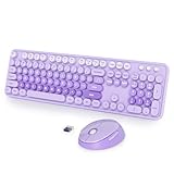 13 touches de raccourci multimédia : ce clavier violet sans fil pour machine à écrire comprend 13 touches de raccourci multimédia pour des commandes à une touche, améliorant la productivité. Remarque : les raccourcis multimédia ne sont pas compatibles avec les systèmes Mac