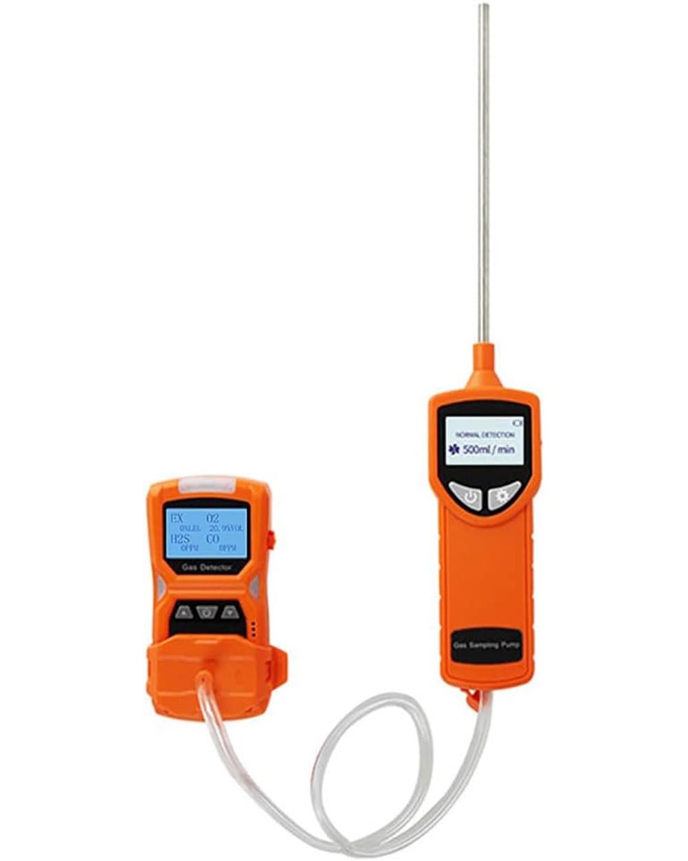 Détecteur de gaz 4 en 1 rechargeable avec absorbeur LCD