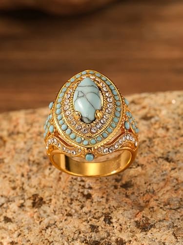 Boho Engagement Wedding Ring for Women Unique Creative Design Fashion Jewelry3
