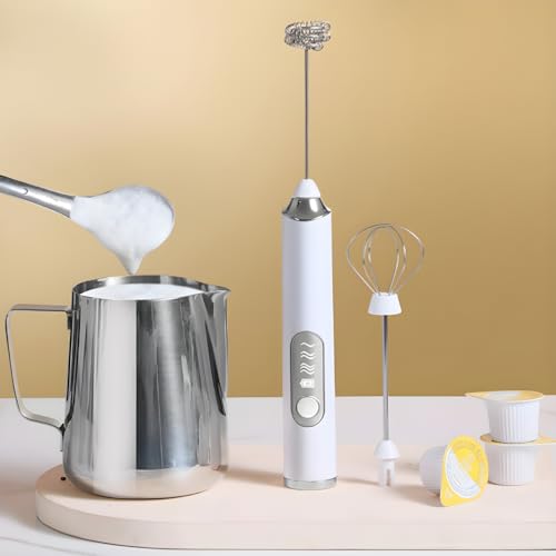 Mini Mixer Portátil Fuê Misturador Batedor De Bebidas Ovos Espumador De Leite Elétrico e Recarregáve