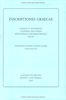 Paperback Inscriptiones Insularum Maris Ionii [Latin] Book