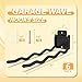 BFPeaky Heavy Duty Garage Hooks - 6 Pack Wave Hooks for Shovels, Chairs Tools - Durable 12