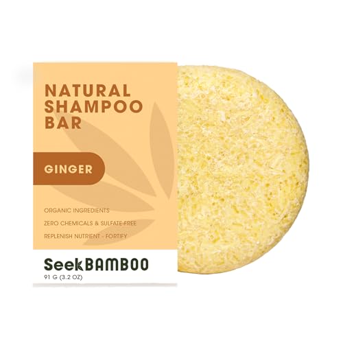 Seek Bamboo Ginger Shampoo Bar for All Hair Types