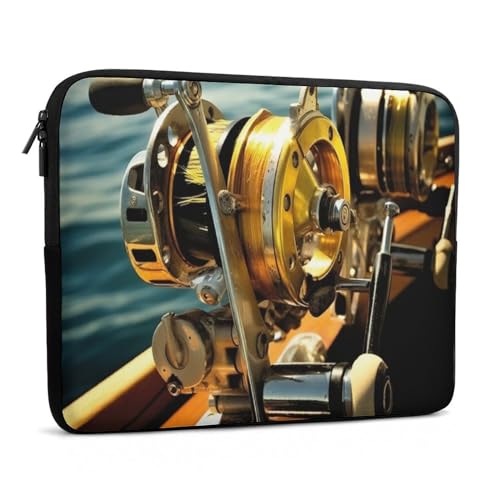 Funda para portátil 12 pulgadas estilo pesca impermeable miniatura 3