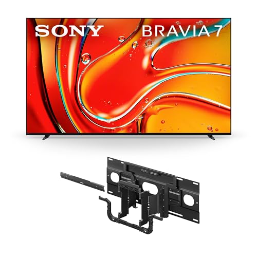 Image of Sony 85 Inch Mini LED QLED 4K Ultra HD TV BRAVIA 7 Smart Google TV (K-85XR70) Ultra-Slim TV Wall Mount Bracket for Select BRAVIA TV's (SU-WL905)