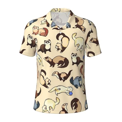 Polo furet poilu homme manches courtes idéal pour vos terrasses d été