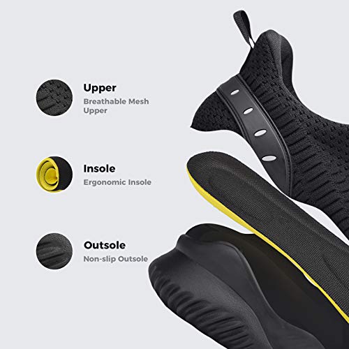 Flysocks Mens Slip On Sneakers Non Slip Work Shoes Lightweight Mesh for Casual Tennis Running Walking Shoes4