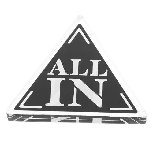 FOMIYES Professional Double Layer Dealer Button Poker Game Chip for Players – Black White Acrylic Marker for Poker, Blackjack, Hold’em – for Game Night and Party Use