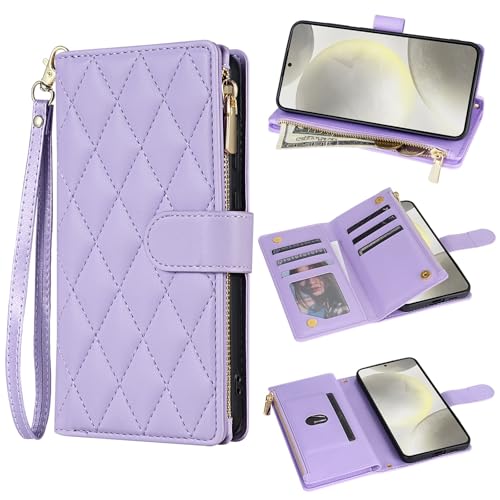 Étui cuir Samsung S26 Ultra violet idéal pour vos sorties urbaines