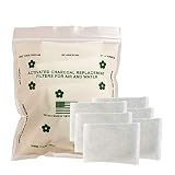 Green Piece - Overstuffed and Double Sized - All Natural Baby Diaper Pail Deodorizer Activated Charc