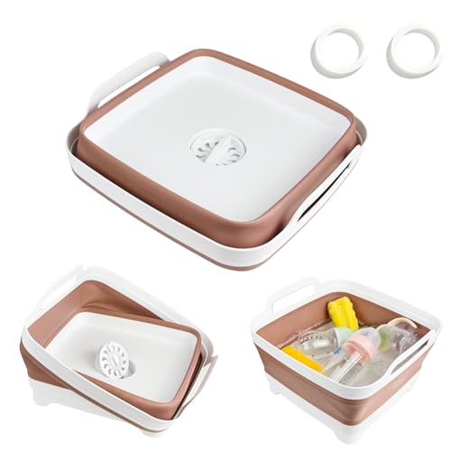 GIMWA Collapsible Wash Basin for Baby Bottles - 2.4 Gallons