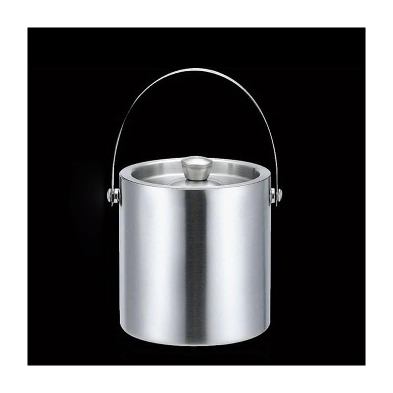 Isolierter Eisbehälter aus Edelstahl, for Wein, Bier, Champagner, KTV-Partykühler(2L)