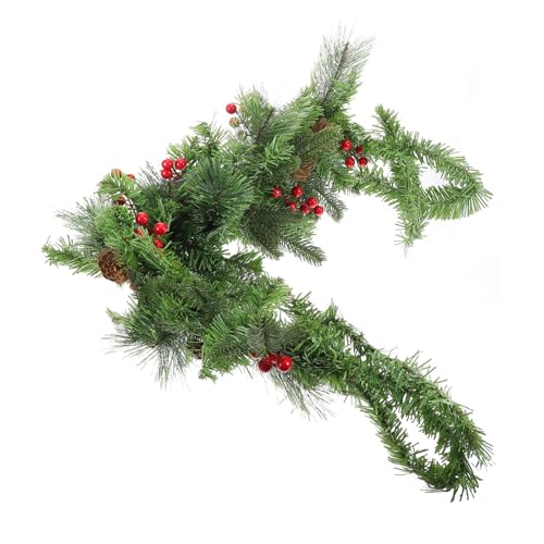 Zerodeko Led Lighted Hanging Swag for Outdoor Decor Festive Weather-Resistant Garland with Design for Porch Mailbox Garden Display