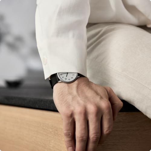 mudita Element Montre minimaliste – Mouvement automatique suisse, boîtier en titane et verre saphir – Montre simple et élégante pour homme et femme – 39 mm, Minimaliste – vue 5