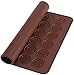 Produktbild PIQIUQIU 1 Stück Macarons Backmatte aus Silikon 48 Mulden antihaftbeschichtet, Macarons Backmatte aus Silikon 38 * 28cm