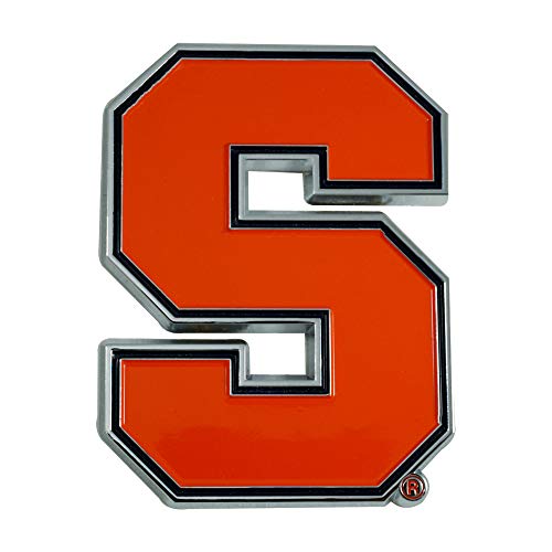 FANMATS 25099 Syracuse Orange 3D Color Metal Emblem, Diecut Team Logo Auto Emblem