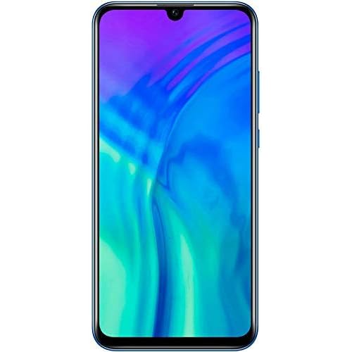 HONOR 20 Lite 128 GB Smartphone BUNDLE mit 32MP AI Selfie Kamera (6,21 Zoll), AI Triple Kamera, Dual-SIM, Android 9.0) Phantom Blue + gratis Flip Cover [Exklusiv bei Amazon] - Deutsche Version