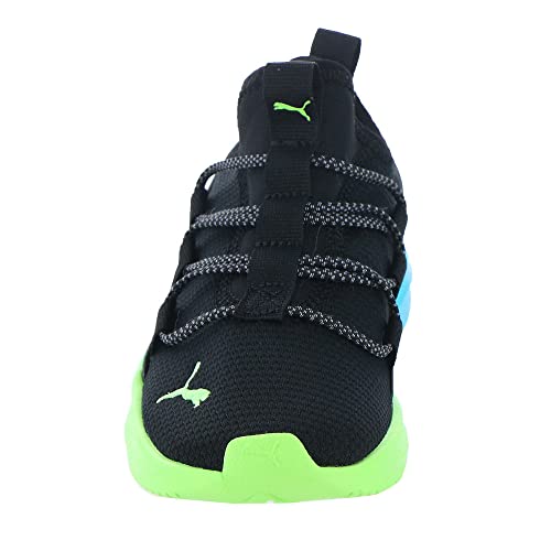 Image of PUMA Softride One4All Fade PS Boys ToddlerYouth Slip On 125 M US Little Kid BlackLimeAqua