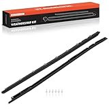 A-Premium 2PCS Left & Right Window Molding Trim Weather Stripping Kit Compatible with Chevrolet Corvette 1984-1996
