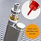 Hinrichs 10 x100 ml Liquid Tropfflasche mit Trichter Messbecher 10 Etiketten - Flüssigkeiten dosieren aufbewahren - LDPE-Qualität - 100ml Liquid Flaschen - Squeeze Bottle - Liquid Flasche