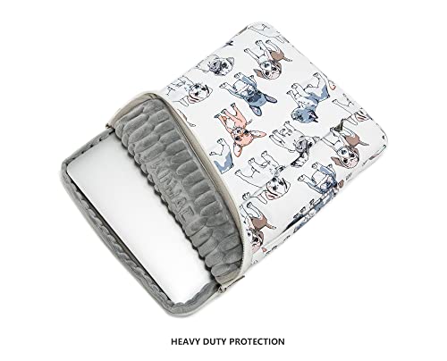 Kinmac Dogs 360° Protective Laptop Sleeve With Handle Computer Case Bag For Surface Pro,Macbook Pro 13",Macbook 12",New Macbook Air 13" Retina And Ipad Pro 12.9 #TOP3