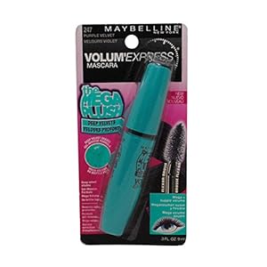 Maybelline New York Volume Express Mega Plush Washable Mascara, .3 Fl Oz - Purple Velvet