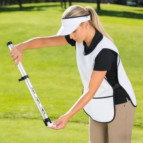 Bâton rétractable pour balle de golf idéal pour récupérer vos balles sur le parcours vert