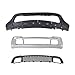 3PCS Front Bumper Cover Kit Replacement Fit for 2014 2015 2016 Grand Cherokee CH1015114C, CH1036128C, CH1037108C