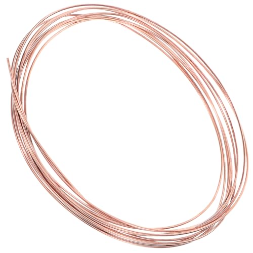 Alambre de cobre flexible de 2mm, ideal para crear piezas de joyería duraderas