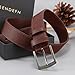 SENDEFN Men's Casual Leather Jeans Belt Dress Classic and Fashion for Men 1.5