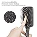 SHINLEA Paddle Brush for Blow Drying, Detangling Brush for Curling Straight Thick Thin Wet and Dry Hair, Soft Nylon Bristle, Hairbrush for Women Men Kids