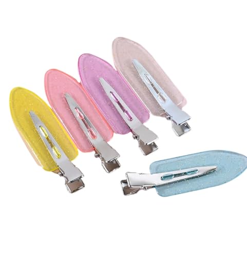 ヘアクリップ 50個 5色各10個 ヘアピン 跡がつかない 前髪クリップ ヘアアクセサリー ハンドメイド 材料 素材 ホイップデコ おしゃれのサムネイル