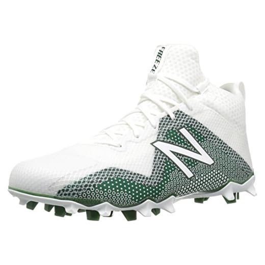 New Balance Men's FreezeLX V1 Lacrosse Shoe, Green, 15 D US
