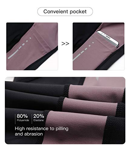 Fahrradhose lang Santic Damen gepolstert 7/8 für Radsport