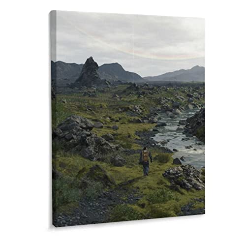DEATH STRANDING fXEXgfBO A[gpl G G CeA  Ǌ| LoX F򂹂Ȃ A[gpl 30*40cm Lb` 蕨 c A[g|X^[ ؘgt