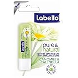 Labello Pure & Natural Camomile & Calendula Lip Balm-4.8 g