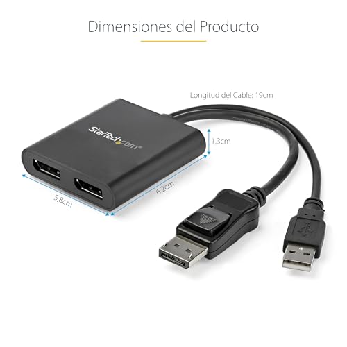 Hub MST DisplayPort 1.2 a 2 DP soluciona la falta de salidas de video en PC 6