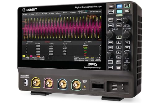 SIGLENT SDS2354X HD 4ch 350MHz デジタル オシロスコープ 12ビット サンプルレート 最大2GSa/s メモリ長 最大200Mpts 波形キャプチャレート 最大500,000 wfm/s USB 10.1インチ TFT-LCD