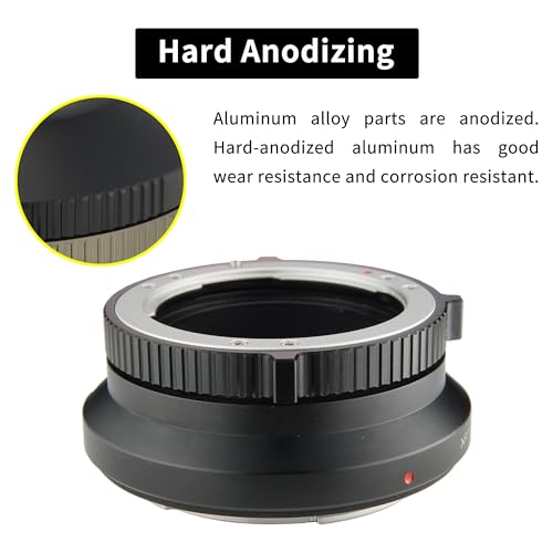 XPIMAGE Anillo Adaptador de Montura de Lente Compatible con Lente Leica R a cámara Hasselblad X System XCD X1D X2D - imagen 7